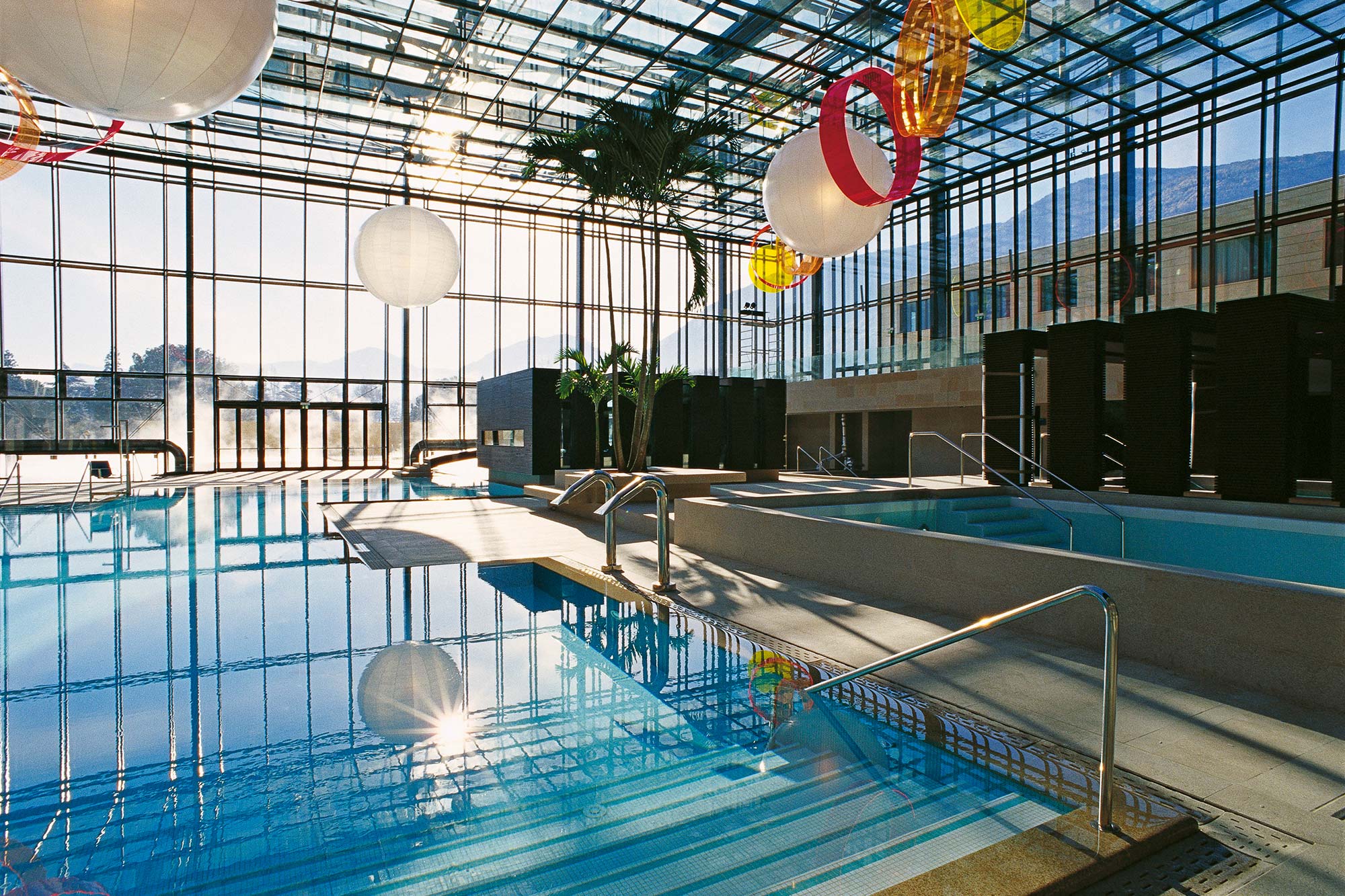 Interno delle Terme di Merano